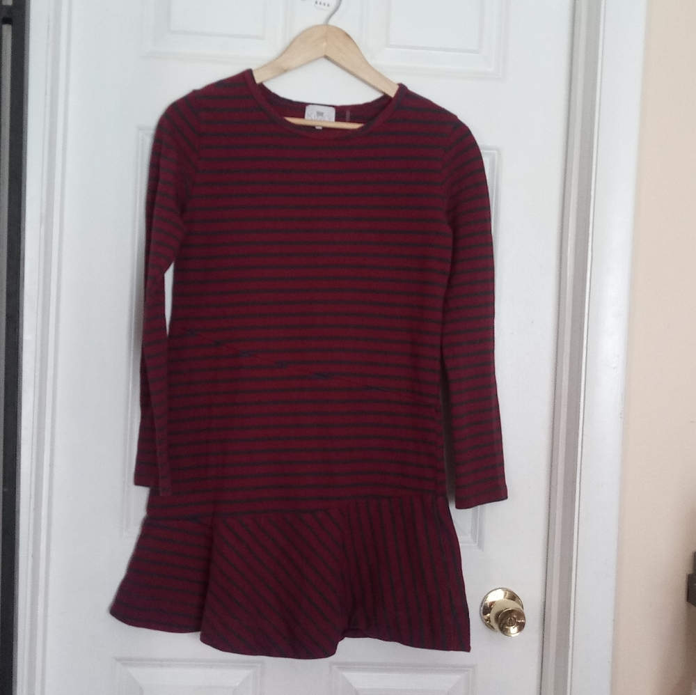 Kinly Directional Striped Shift Dress Size M View 4